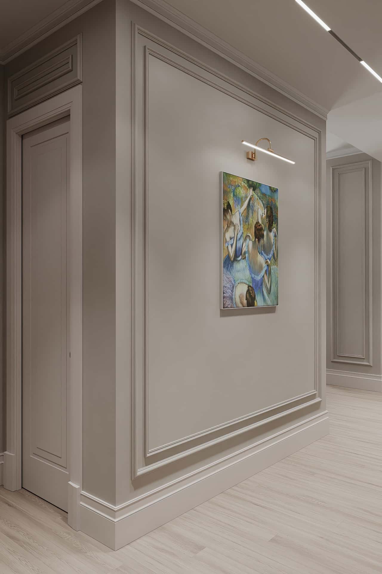 Дизайн и ремонт квартиры в ЖК Серебряный фонтан — Лебединое озеро, 109 м2. Прихожая и коридор, фото 8