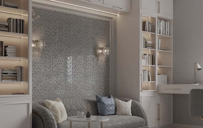 Дизайн и ремонт квартиры в ЖК Серебряный фонтан в стиле современная классика. Гостевая-детская, фото 2