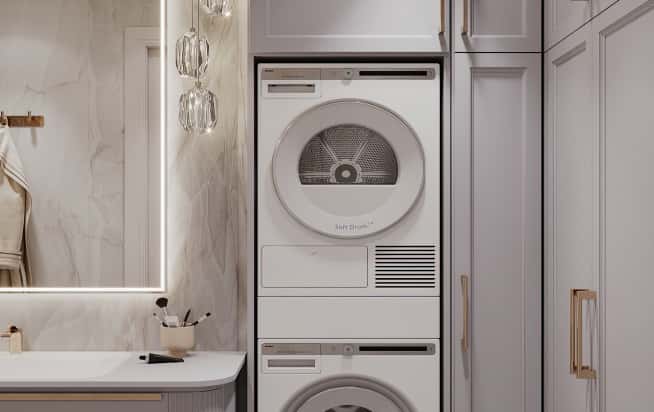 Дизайн и ремонт квартиры в ЖК Серебряный фонтан в стиле современная классика. Санузел, фото 2