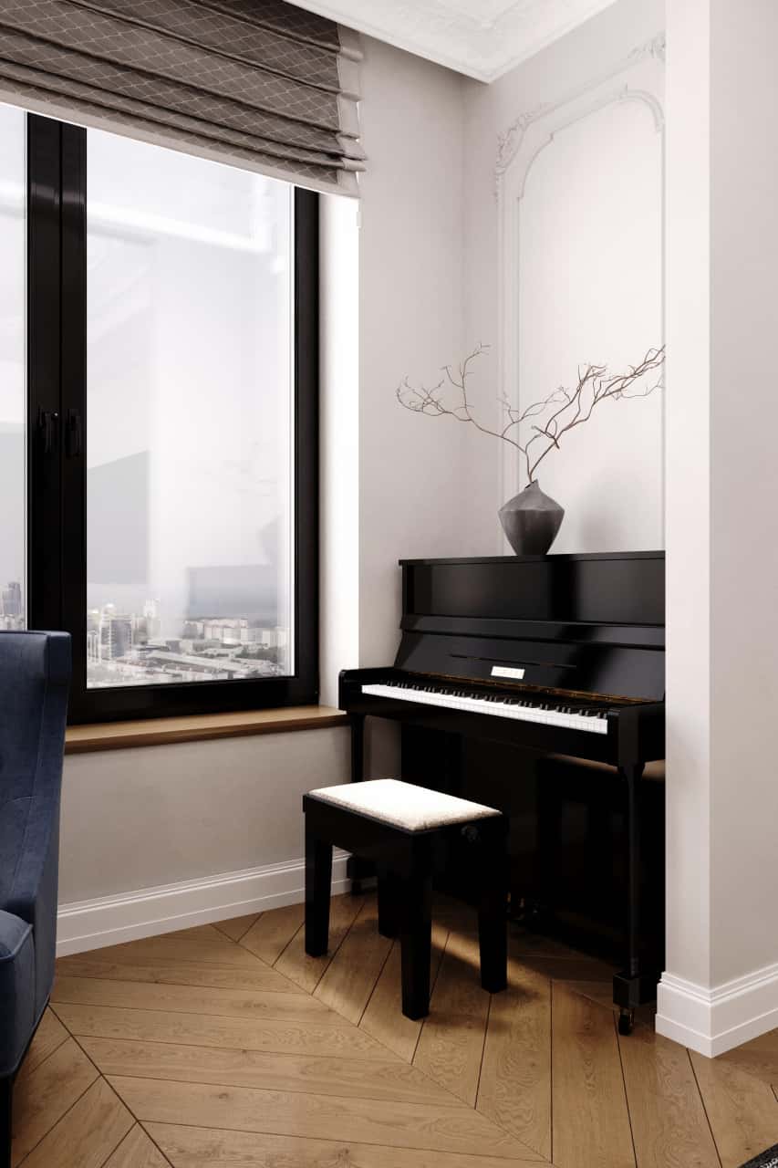 Музыкальная комната на лоджии