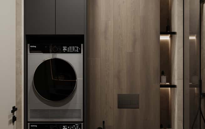 Дизайн и ремонт квартиры в ЖК Shagal в стиле современный. Гостевой санузел, фото 3