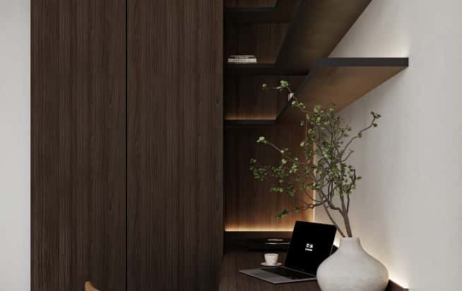 Дизайн и ремонт квартиры в ЖК Shagal в стиле современный. Кабинет, фото 1