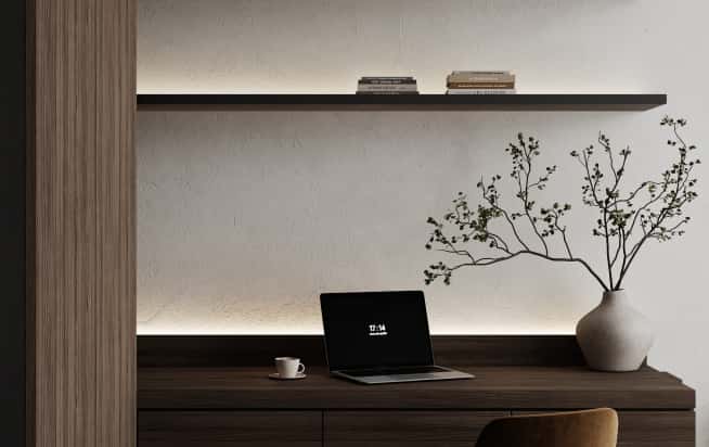 Дизайн и ремонт квартиры в ЖК Shagal в стиле современный. Кабинет, фото 3