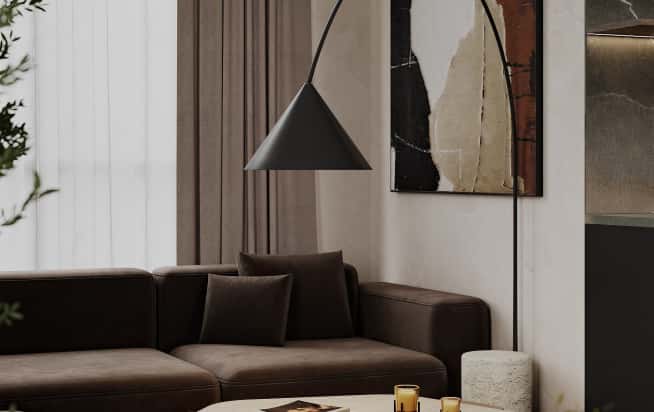 Дизайн и ремонт квартиры в ЖК Shagal в стиле современный. Кухня-гостиная, фото 1