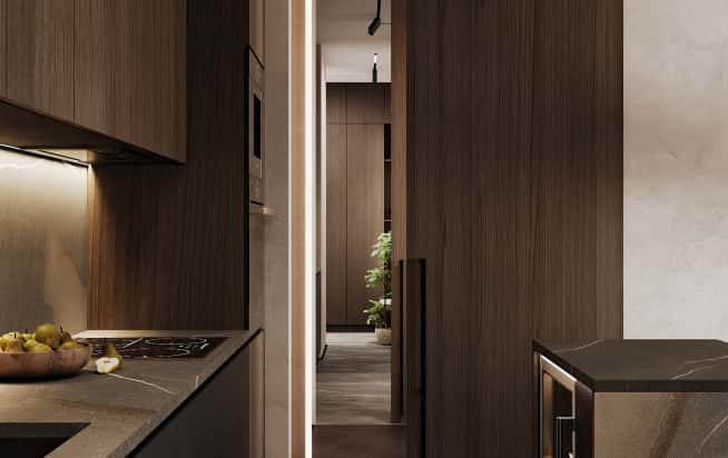 Дизайн и ремонт квартиры в ЖК Shagal в стиле современный. Кухня-гостиная, фото 6