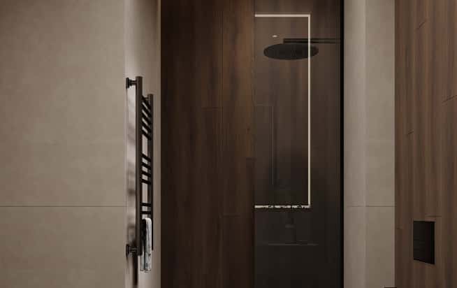 Дизайн и ремонт квартиры в ЖК Shagal в стиле современный. Мастер-санузел, фото 3