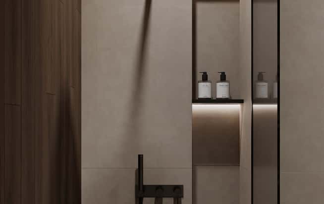 Дизайн и ремонт квартиры в ЖК Shagal в стиле современный. Мастер-санузел, фото 5