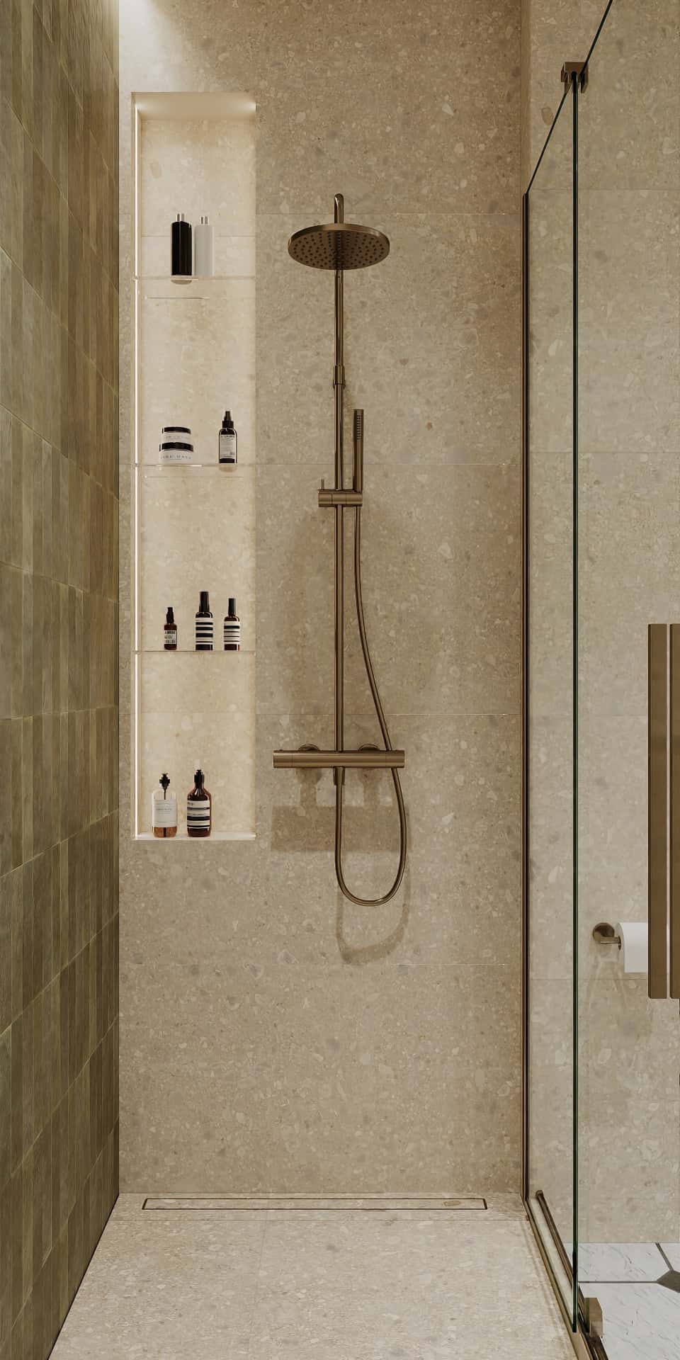 Дизайн и ремонт квартиры в ЖК Shagal — В ожидании чуда, 84 м2. Мастер-санузел, фото 7