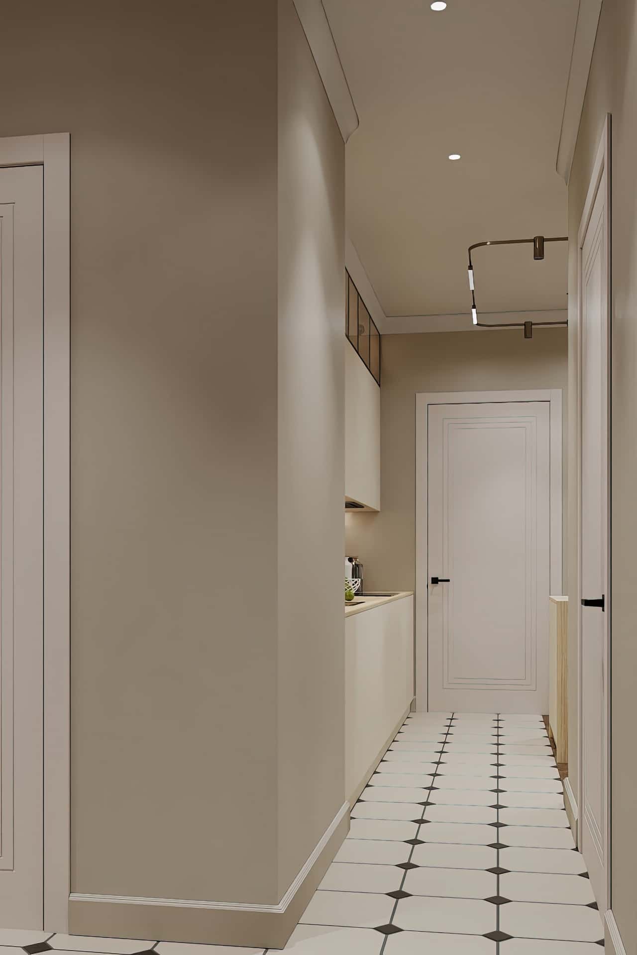 Дизайн и ремонт квартиры в ЖК Shagal — В ожидании чуда, 84 м2. Прихожая, фото 8