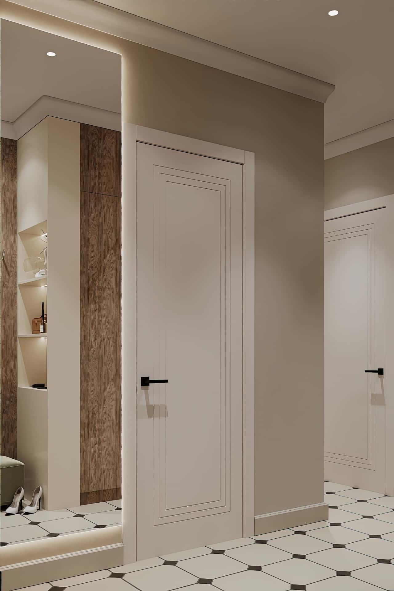 Дизайн и ремонт квартиры в ЖК Shagal — В ожидании чуда, 84 м2. Прихожая, фото 9