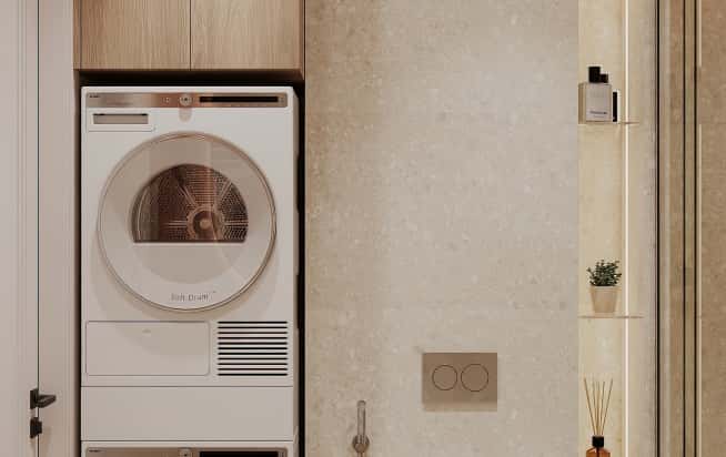 Дизайн и ремонт квартиры в ЖК Shagal в стиле современный. Гостевой санузел, фото 1