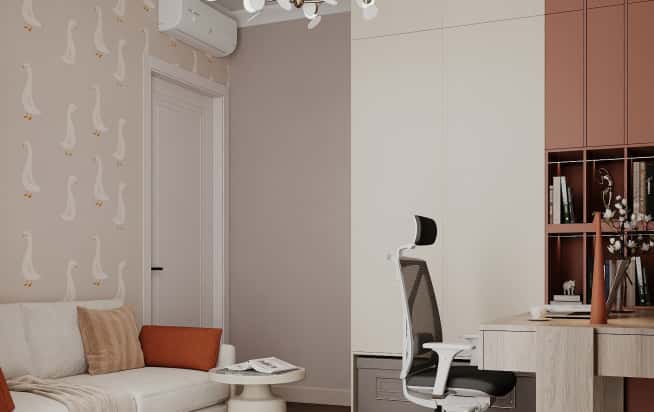 Дизайн и ремонт квартиры в ЖК Shagal в стиле современный. Кабинет