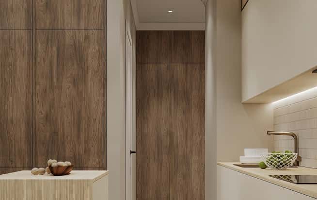 Дизайн и ремонт квартиры в ЖК Shagal в стиле современный. Кухня-гостиная, фото 6