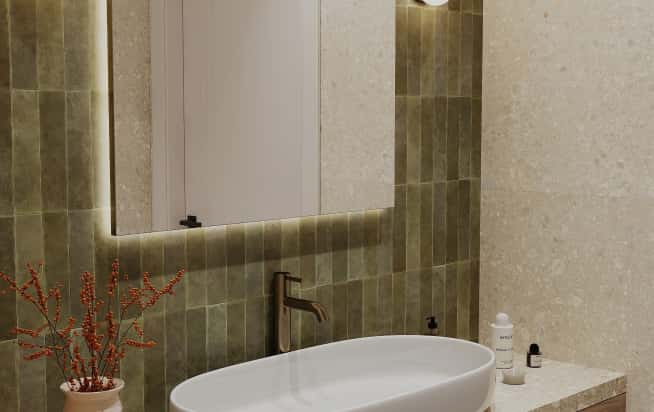 Дизайн и ремонт квартиры в ЖК Shagal в стиле современный. Мастер-санузел, фото 4