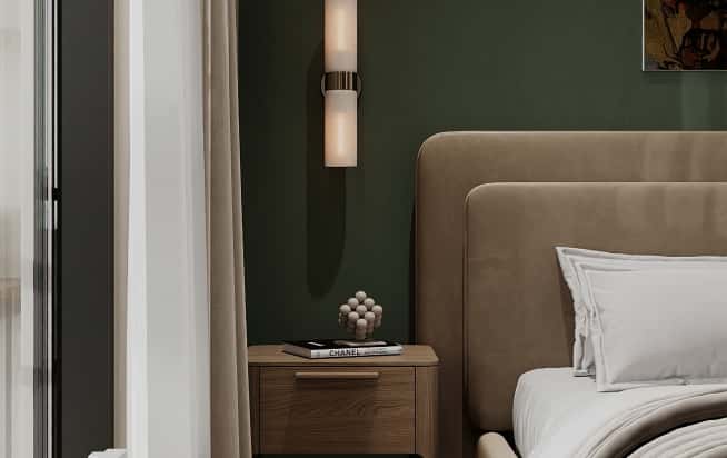 Дизайн и ремонт квартиры в ЖК Shagal в стиле современный. Мастер-спальня, фото 4