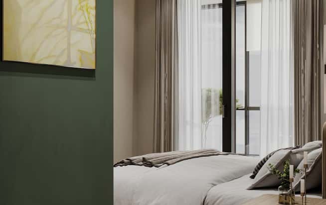 Дизайн и ремонт квартиры в ЖК Shagal в стиле современный. Мастер-спальня, фото 6