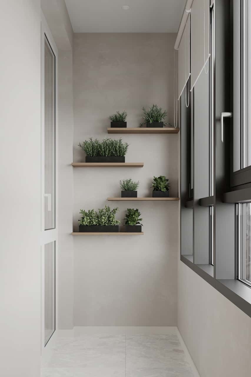 Микро-сад на лоджии