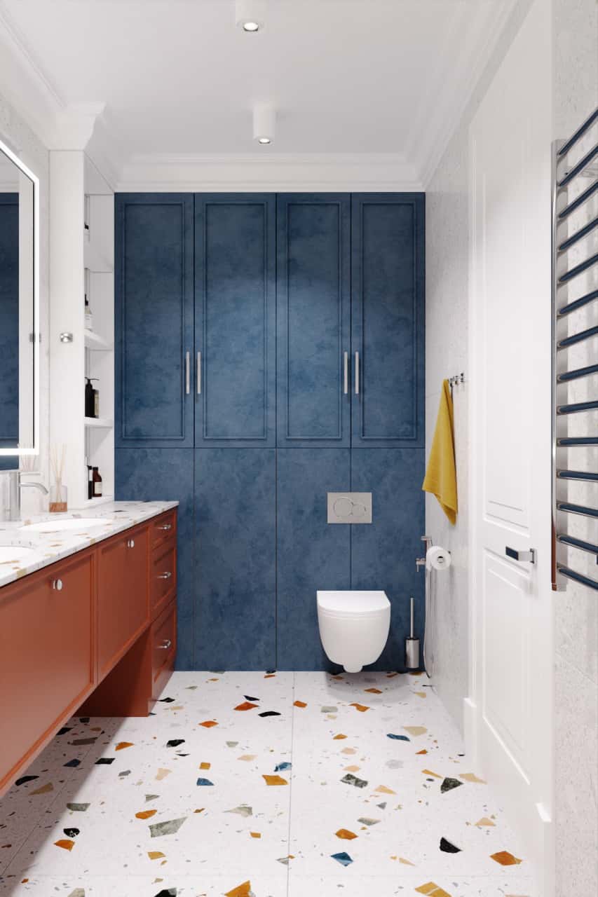 Индиго в ванной