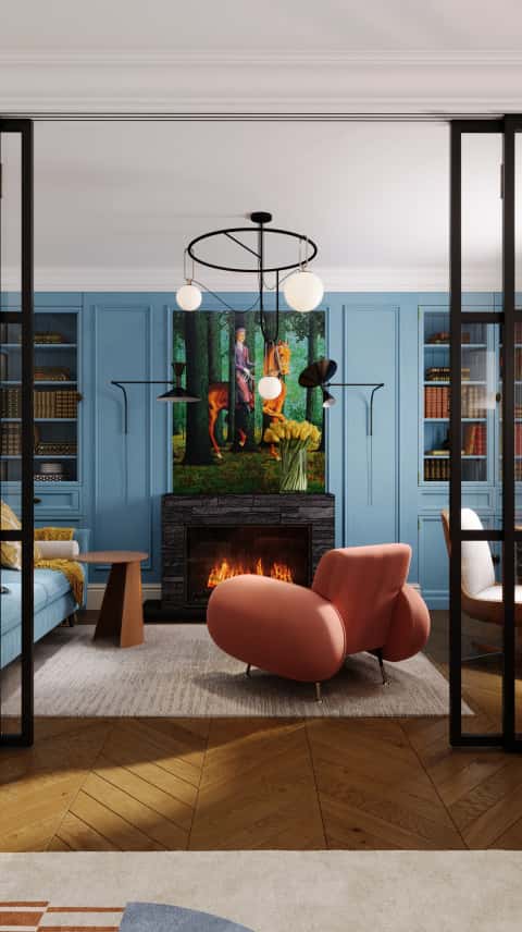 Дизайн и ремонт квартиры в ЖК «Тимирязев парк» — Сочная палитра