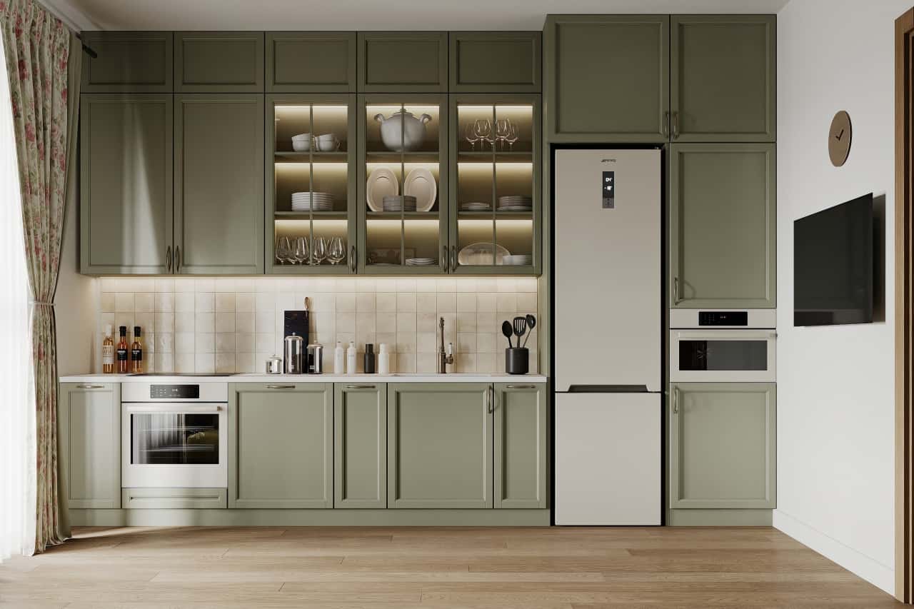 Цветовая гамма кухни