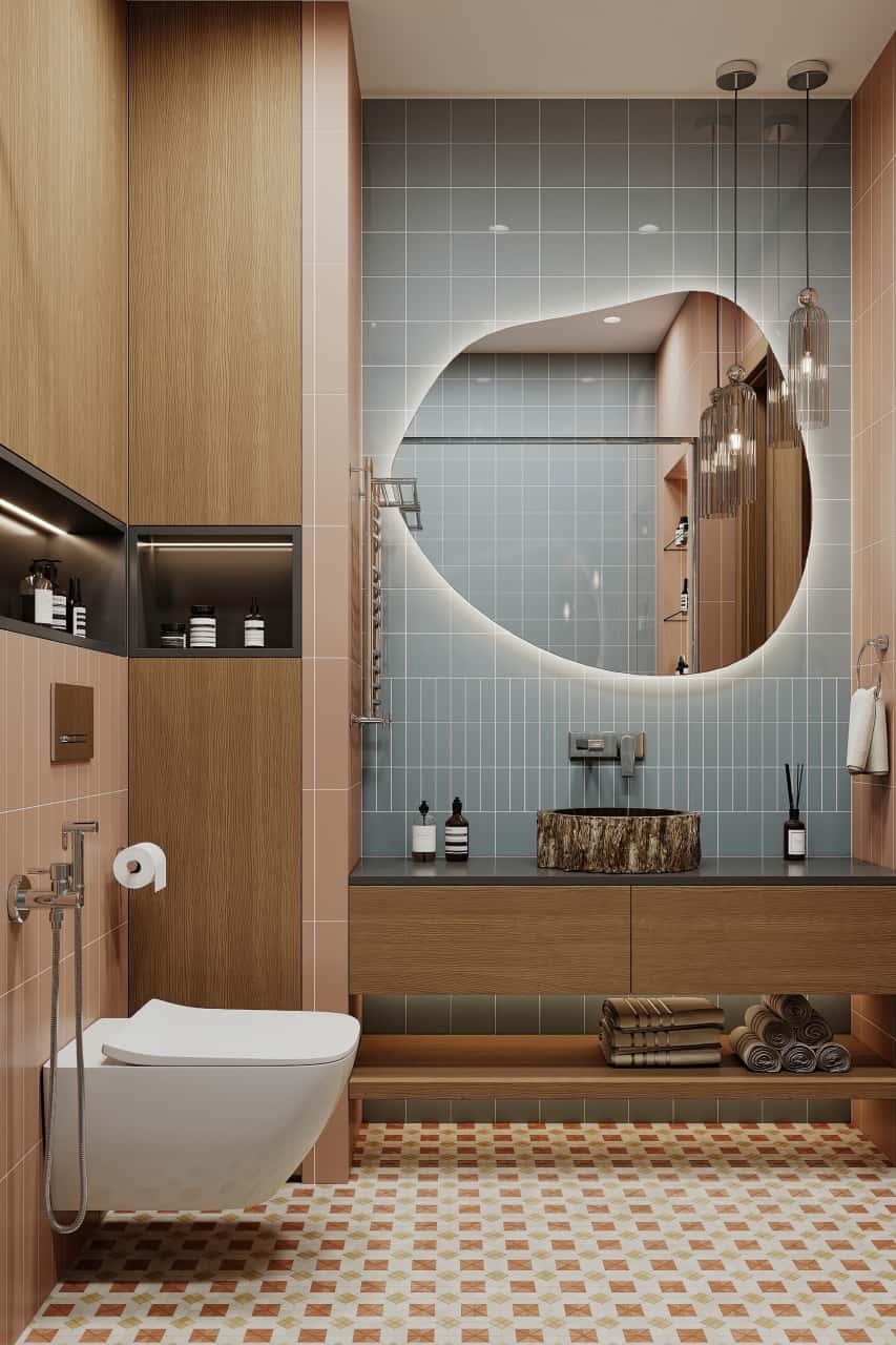 Цветовая палитра ванной