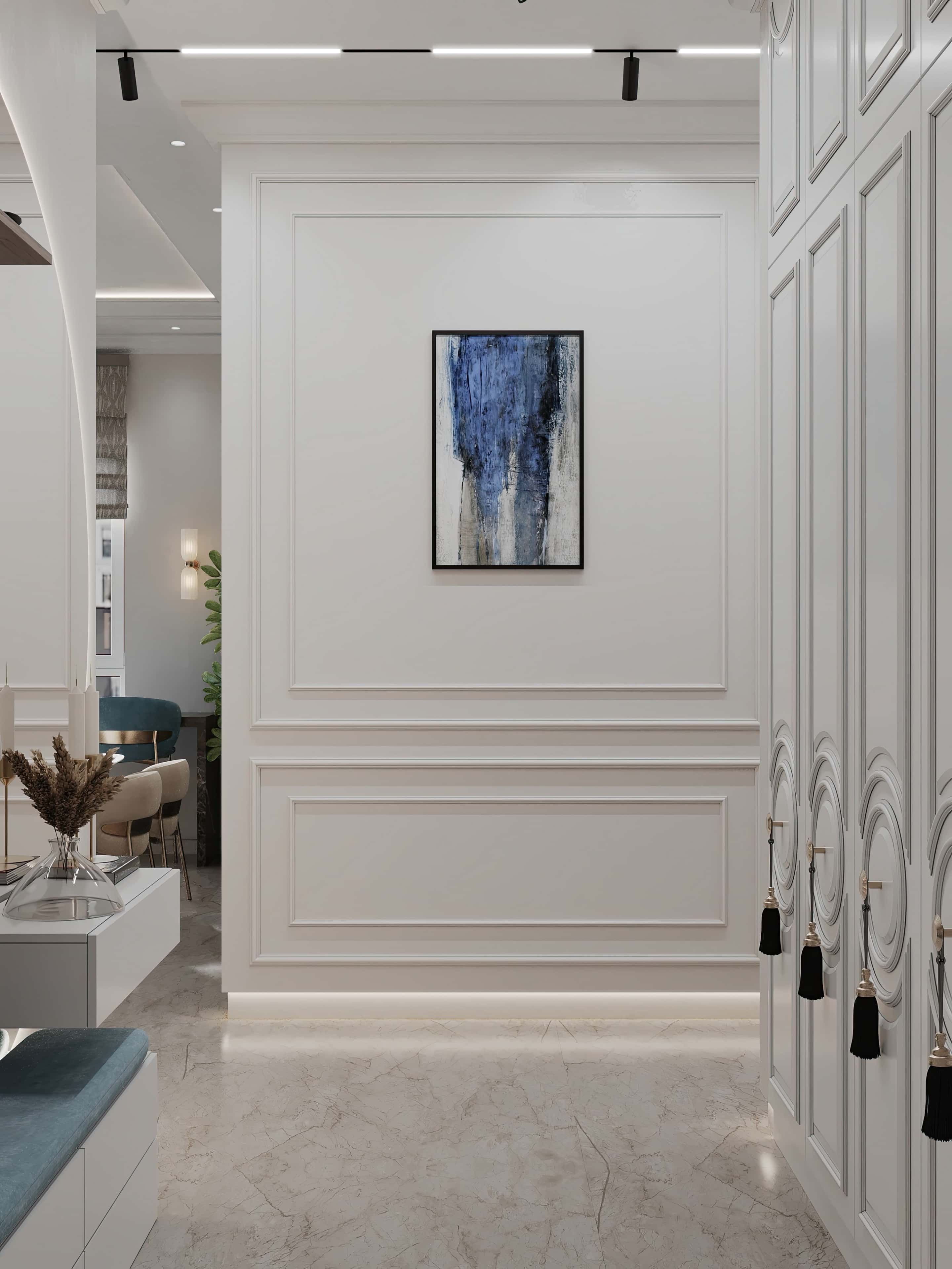 Оформление интерьера прихожей. Фото № 81175.