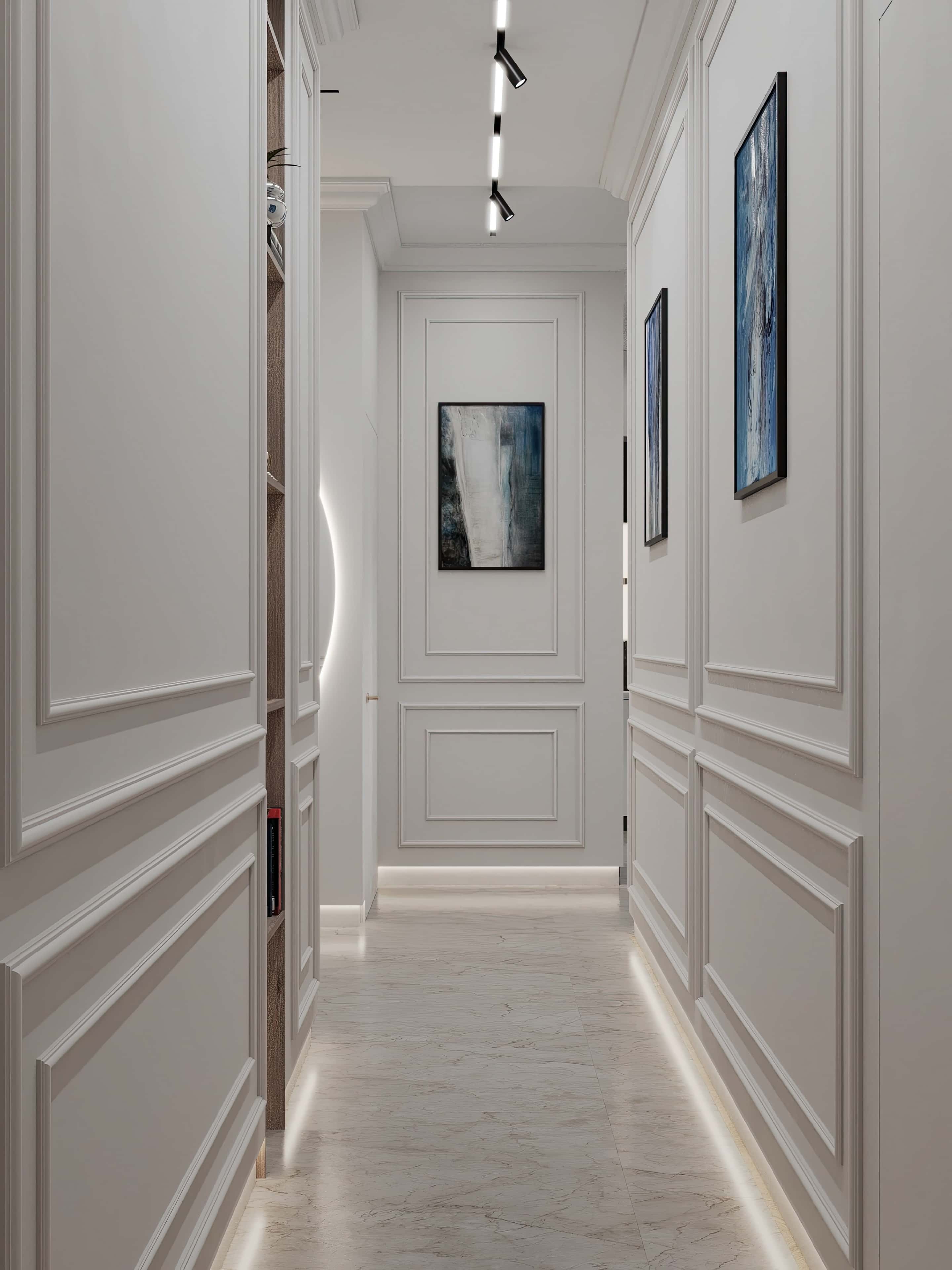 Оформление интерьера прихожей. Фото № 81178.