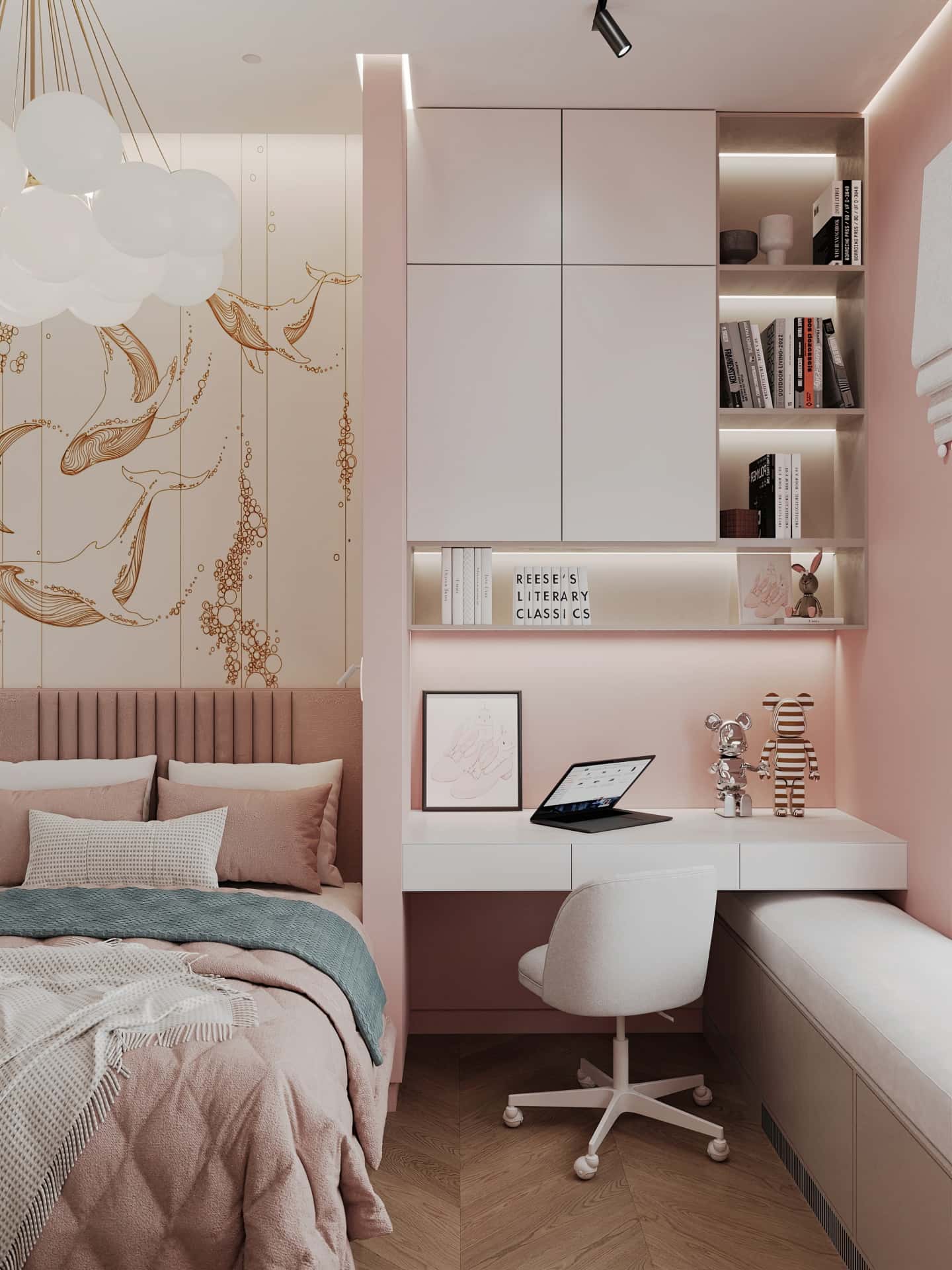 Дизайн и ремонт квартиры в ЖК Вереск — Удобство со вкусом, 88 м2. Детская, фото 2