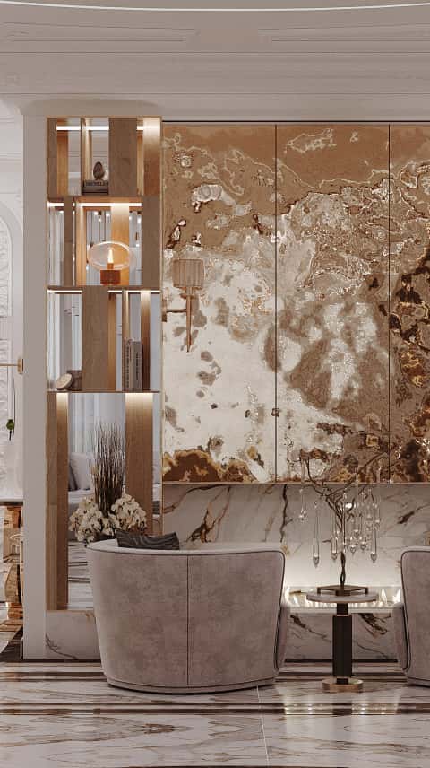 Дизайн и ремонт квартиры в ЖК «Виноградный» — Зеркальный дворец