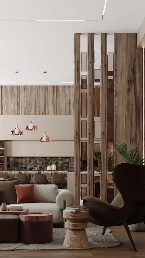 Дизайн и ремонт квартиры в ЖК Врубеля 4 — Дерзкое сочетание