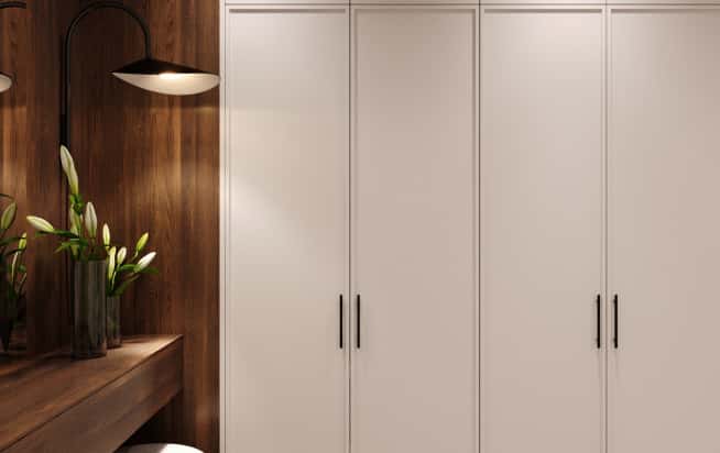 Дизайн и ремонт квартиры в ЖК Врубеля 4 в стиле французская классика. Прихожая, фото 1