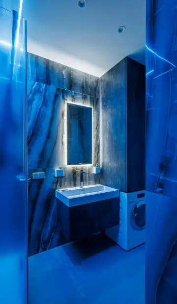 ЖК «Wellton Park». Ночная подсветка в санузле