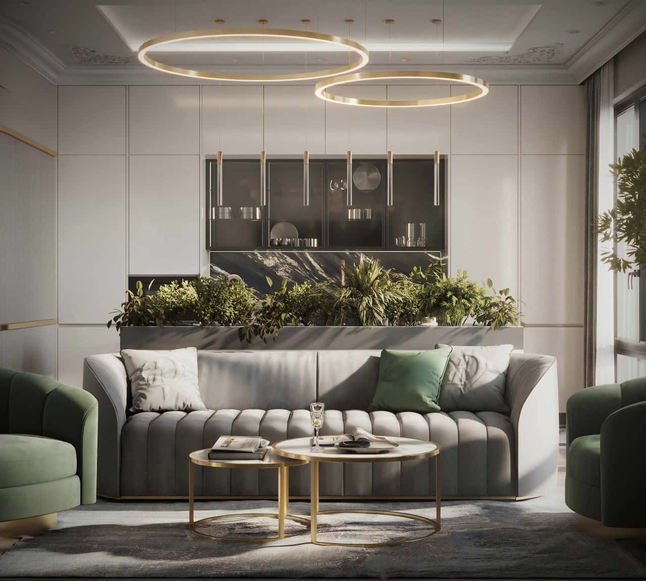 Сочетание золота и серебра