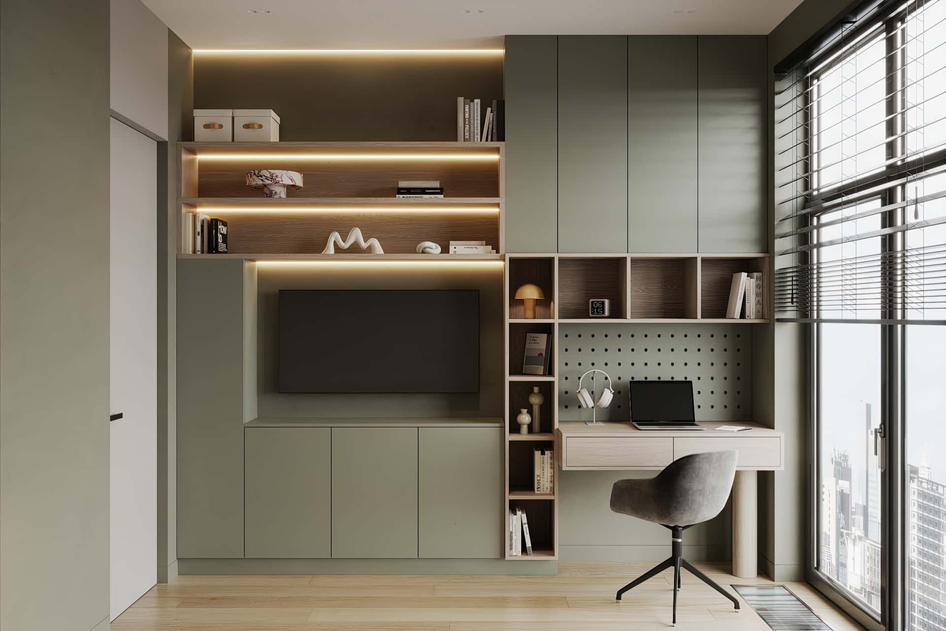 Дизайн и ремонт квартиры в ЖК Зорге 9 — Гармония перемен, 66 м2. Детская, фото 6