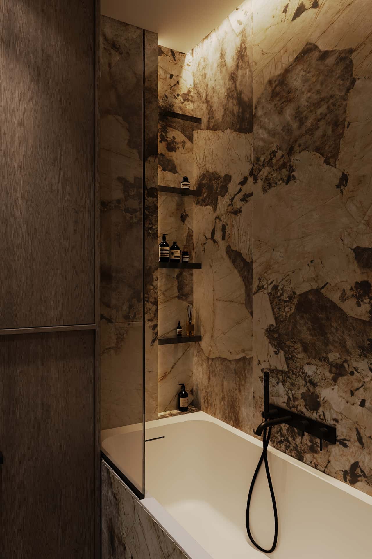 Дизайн и ремонт квартиры в ЖК Зорге 9 — Гармония перемен, 66 м2. Ванная, фото 13