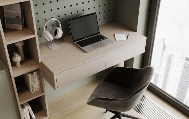 Дизайн и ремонт квартиры в ЖК Зорге 9 в стиле минимализм. Детская, фото 4