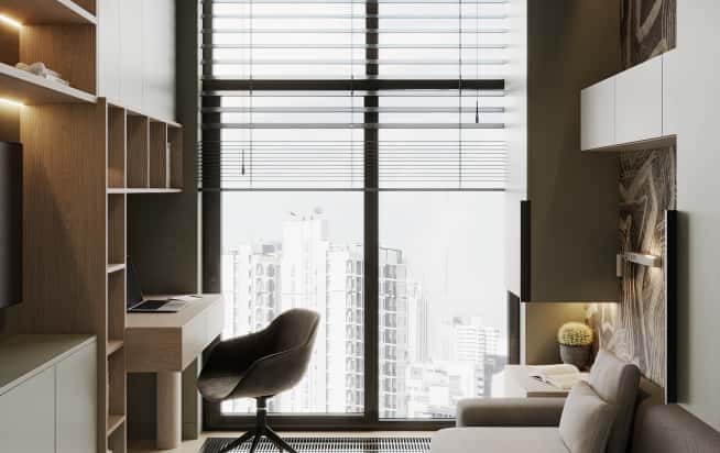 Дизайн и ремонт квартиры в ЖК Зорге 9 в стиле минимализм. Детская, фото 5