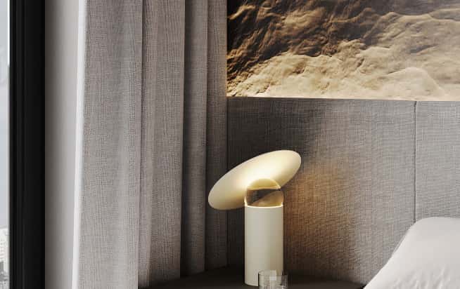 Дизайн и ремонт квартиры в ЖК Зорге 9 в стиле минимализм. Спальня