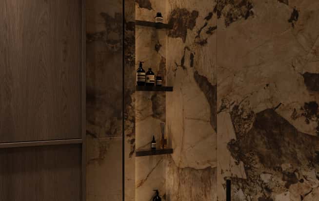 Дизайн и ремонт квартиры в ЖК Зорге 9 в стиле минимализм. Ванная, фото 6