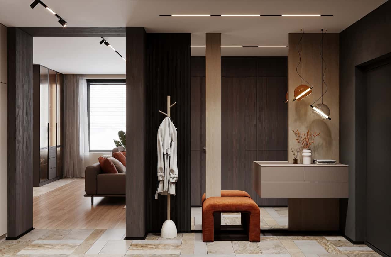 Сочетание шоколадно-коричневого с другими цветами