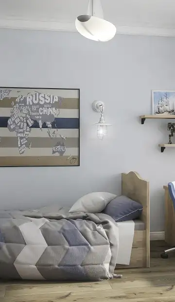 Небольшое количество деталей это скандинавский стиль