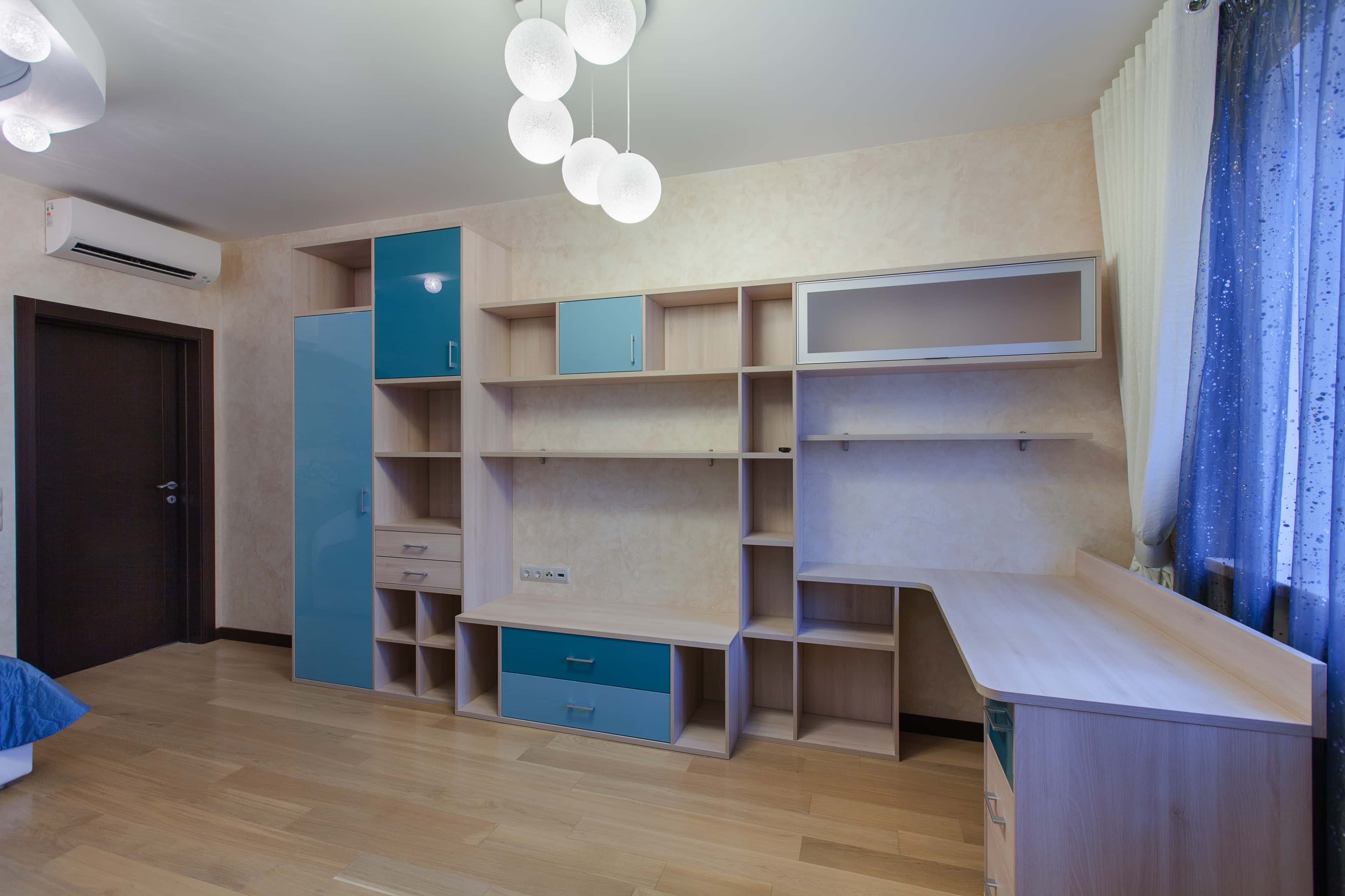 Оформление интерьера детской. Фото № 41712.