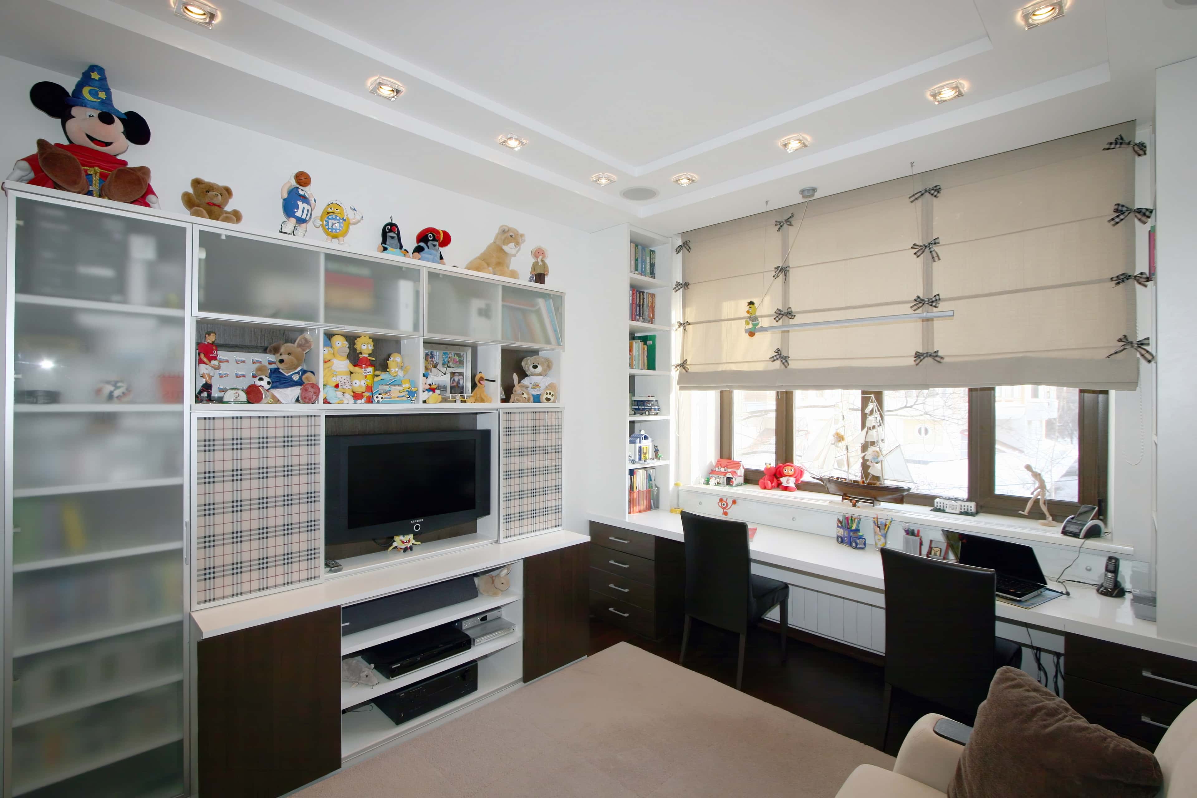 Оформление интерьера детской. Фото № 29844.