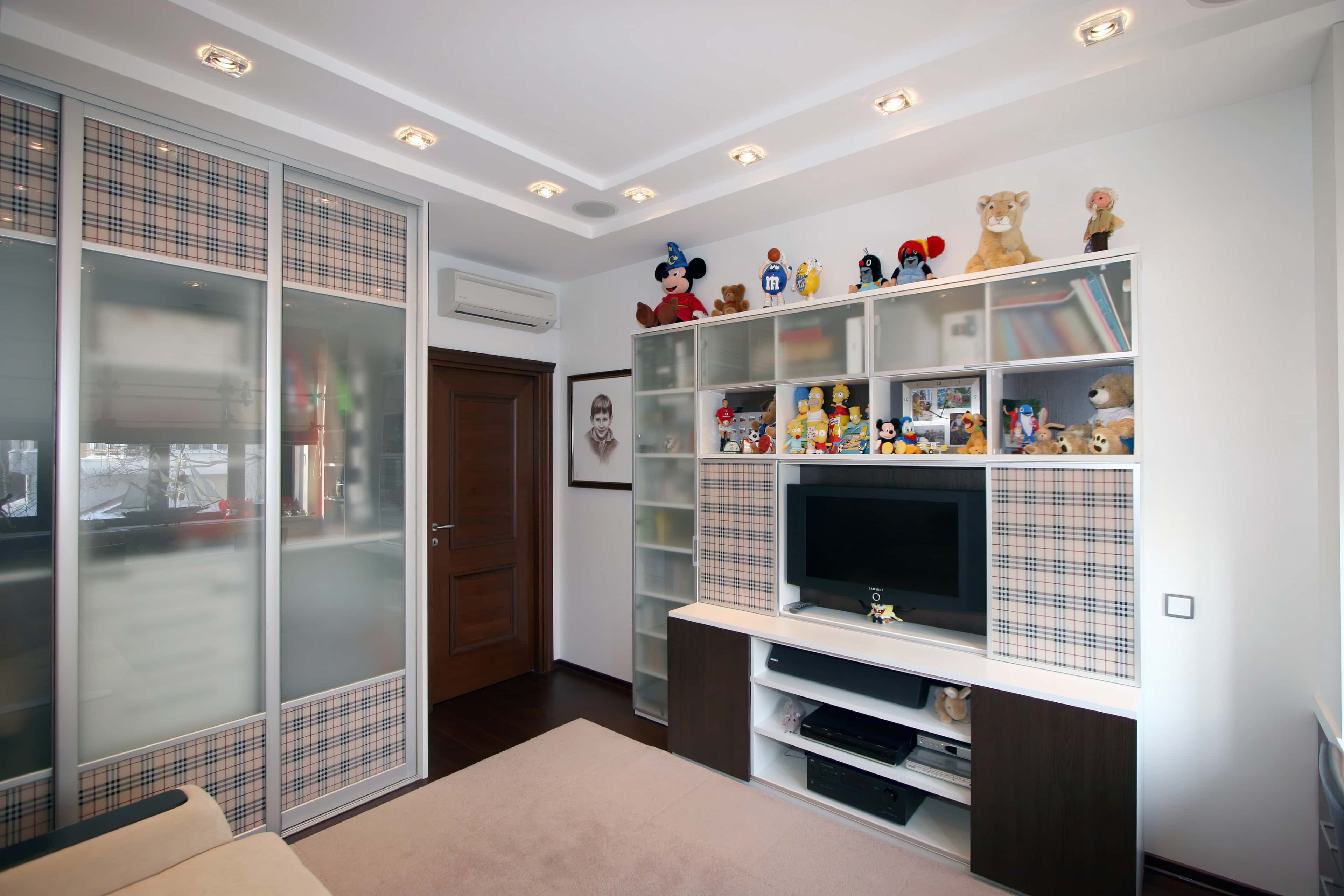 Оформление интерьера детской. Фото № 29846.