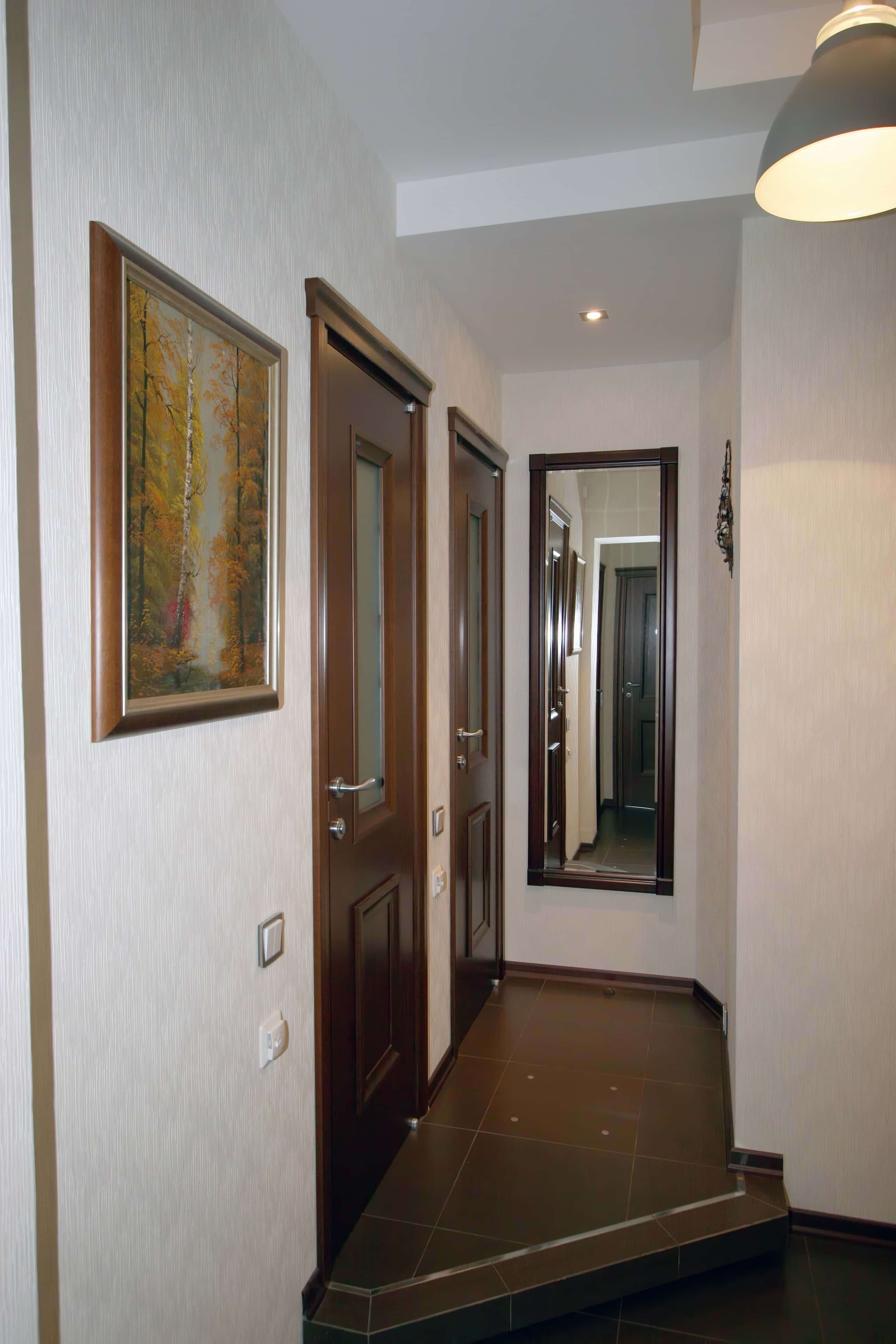 Оформление интерьера коридора. Фото № 29852.