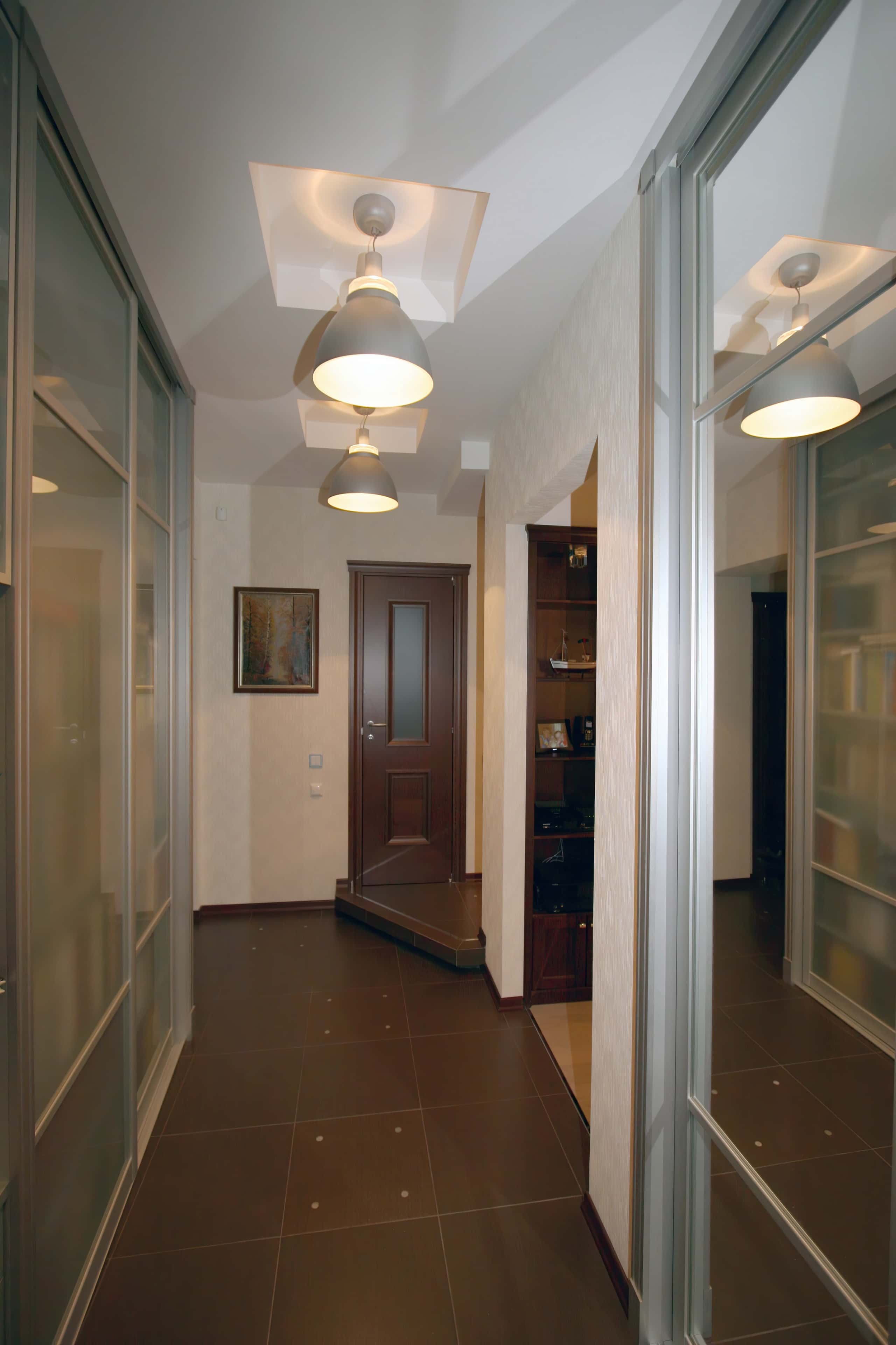 Оформление интерьера коридора. Фото № 29854.