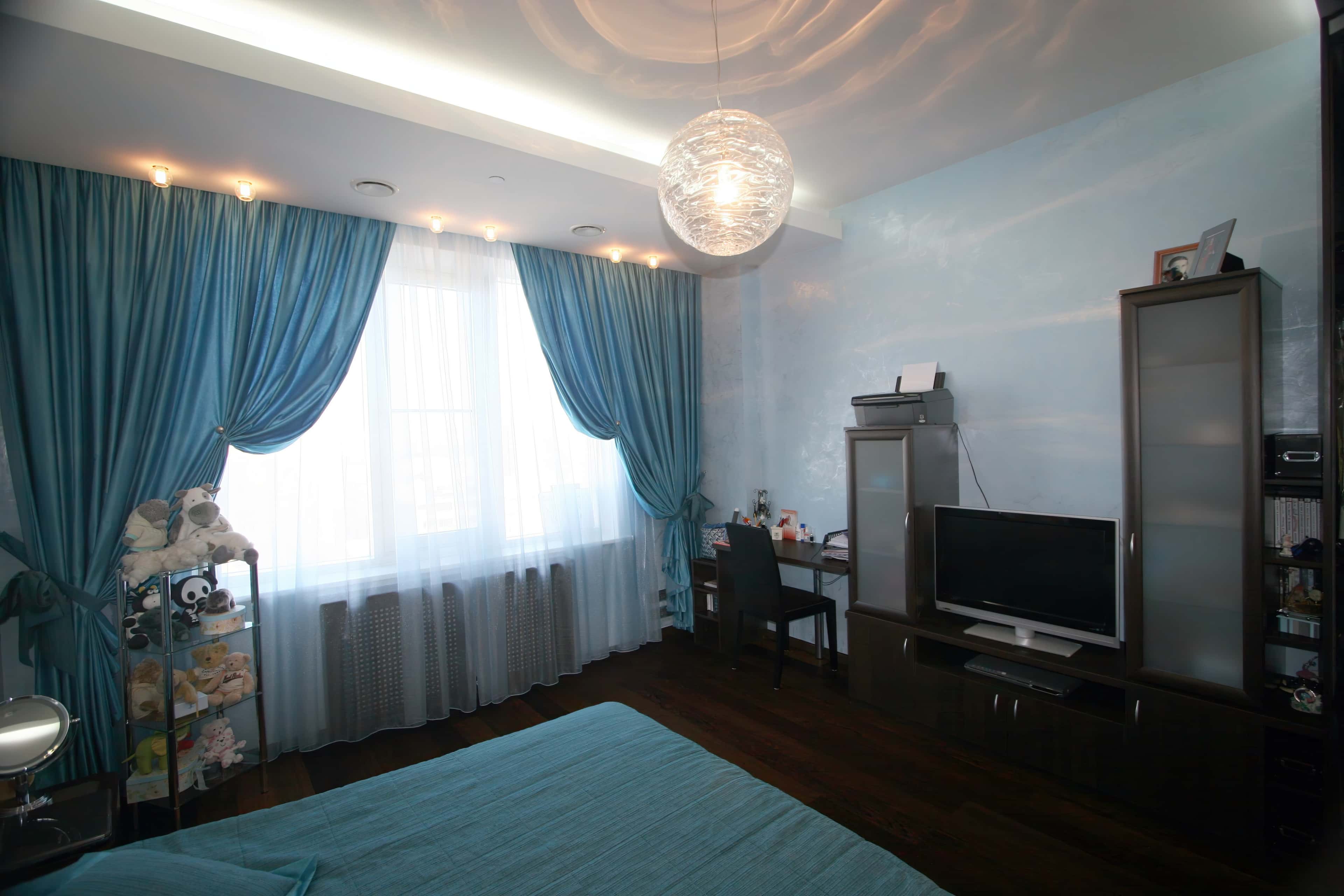 Оформление интерьера детской. Фото № 27013.