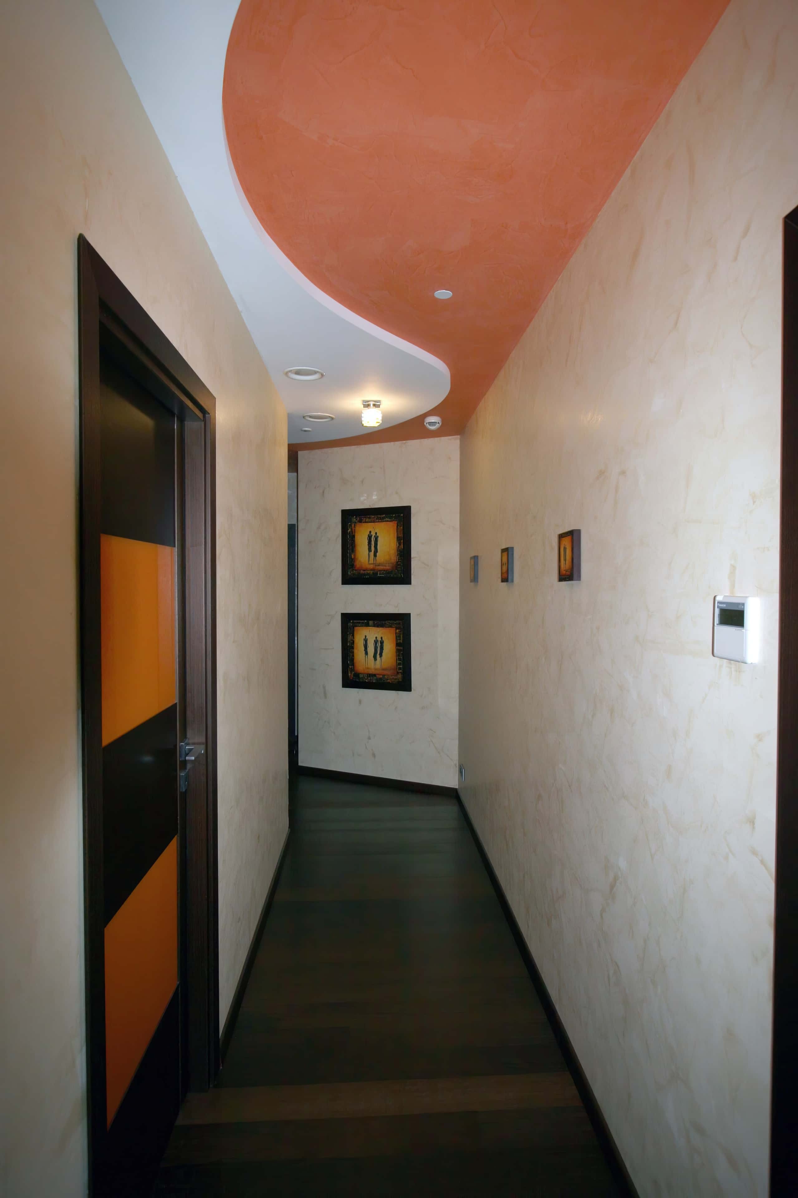 Оформление интерьера коридора. Фото № 27026.