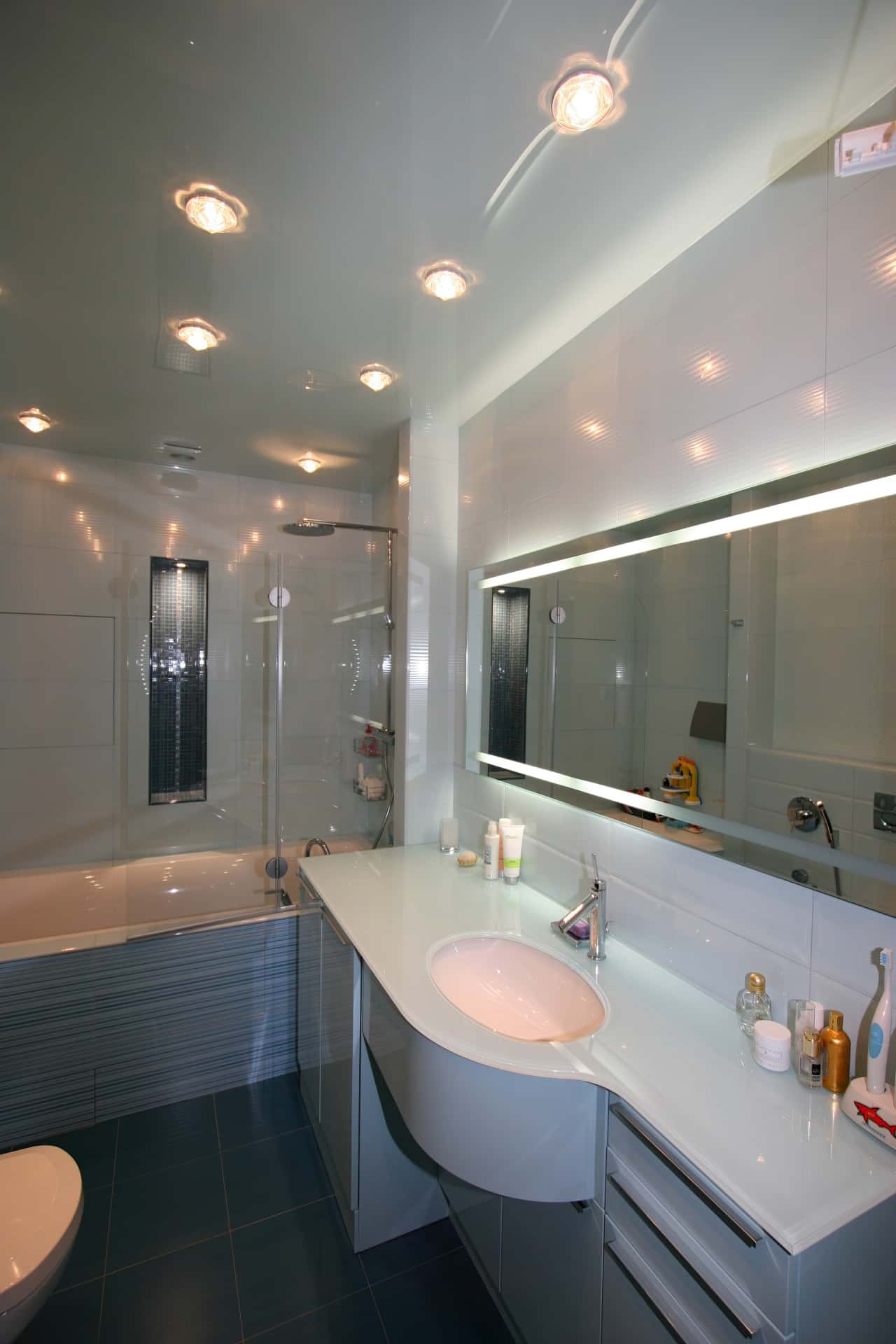 Ремонт квартиры в комплексе Wellton Park, 124 м2. Ванная №1, фото 1