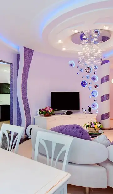 Дизайны интерьеров квартир в цвете Pantone. 2022 Very Peri, фото 1
